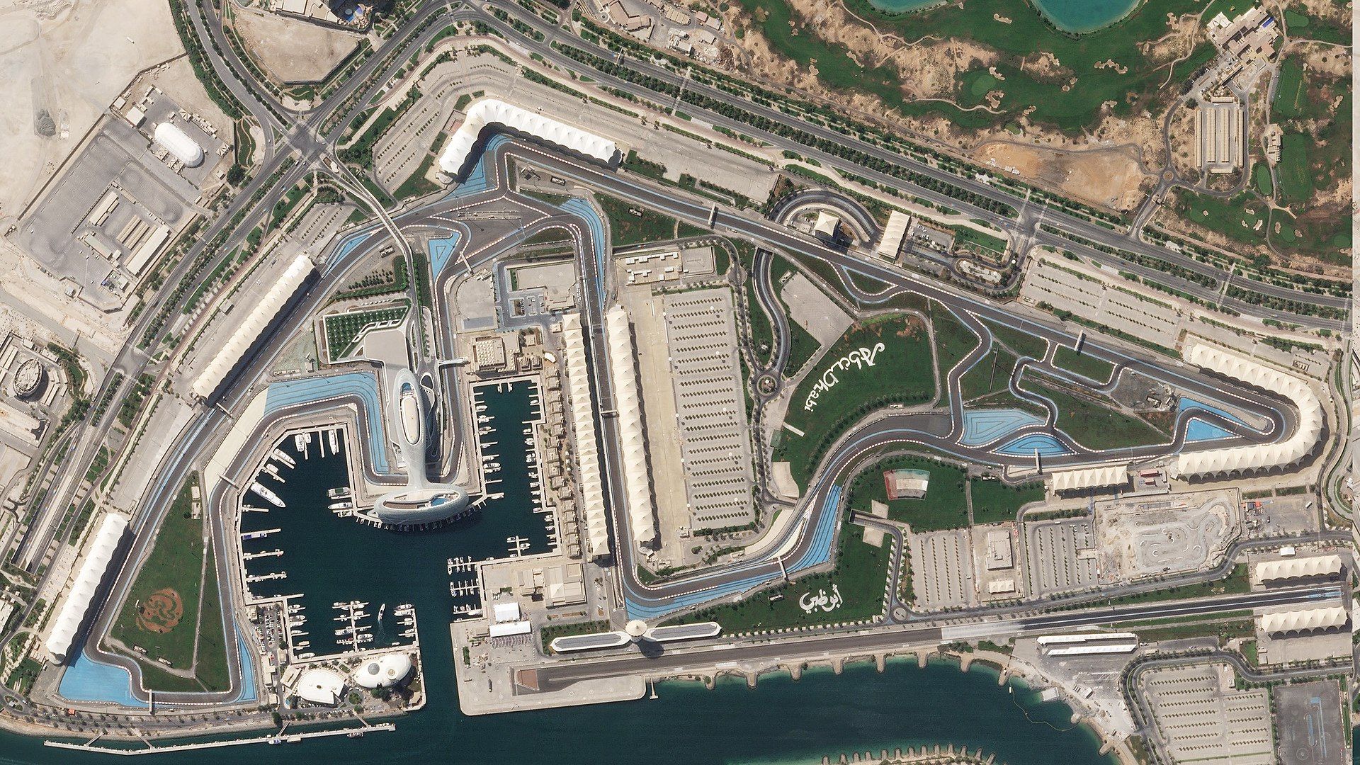 Yas Marina Circuit Track Pavement, Abu Dhabi